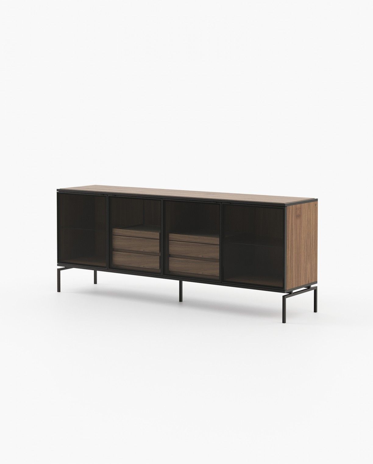 Laskasas AUSTEN Sideboard Walnut Veneer Matte - Araco Interiors