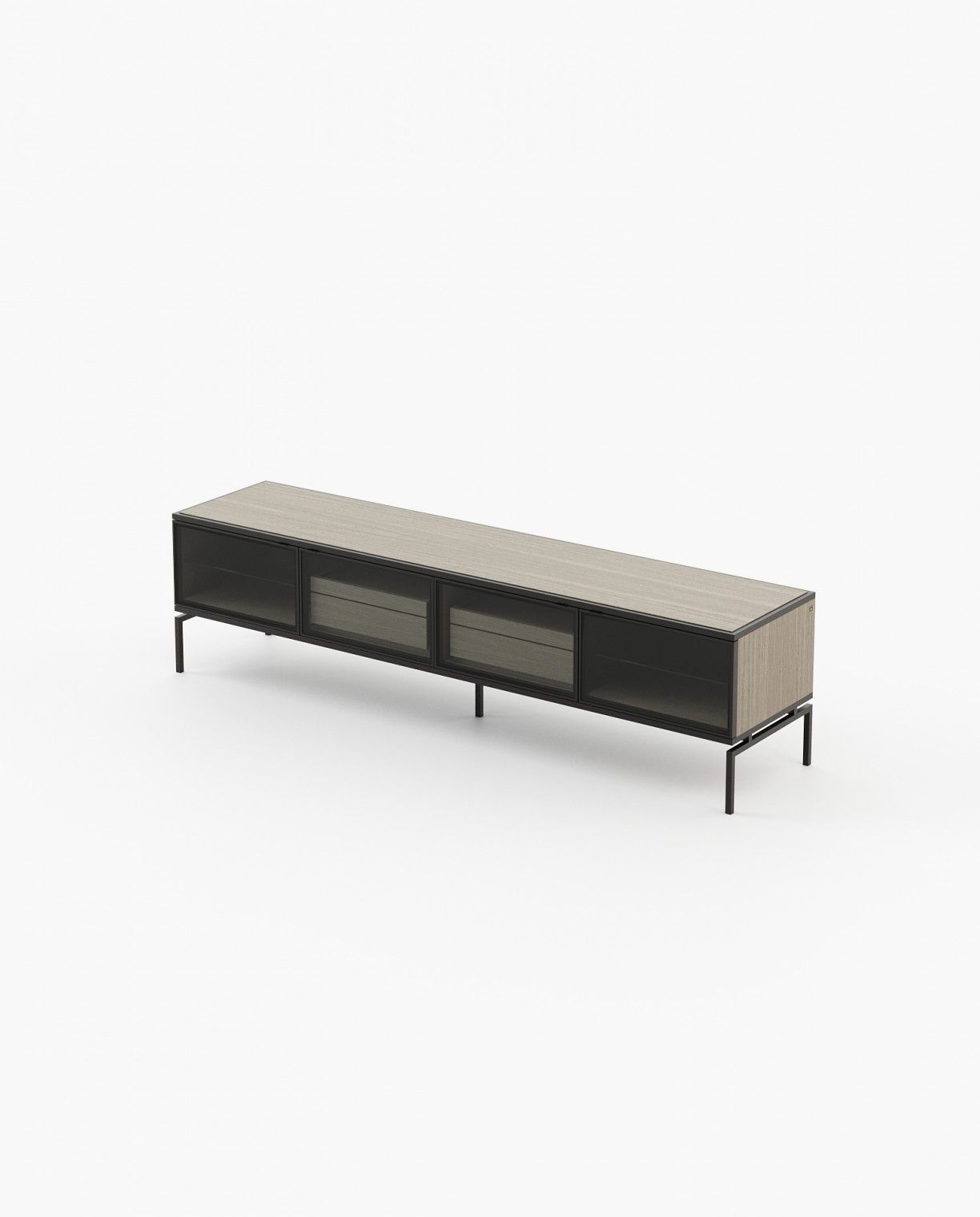 Laskasas AUSTEN with drawers Media Unit Aged Oak Veneer Matte - Araco Interiors