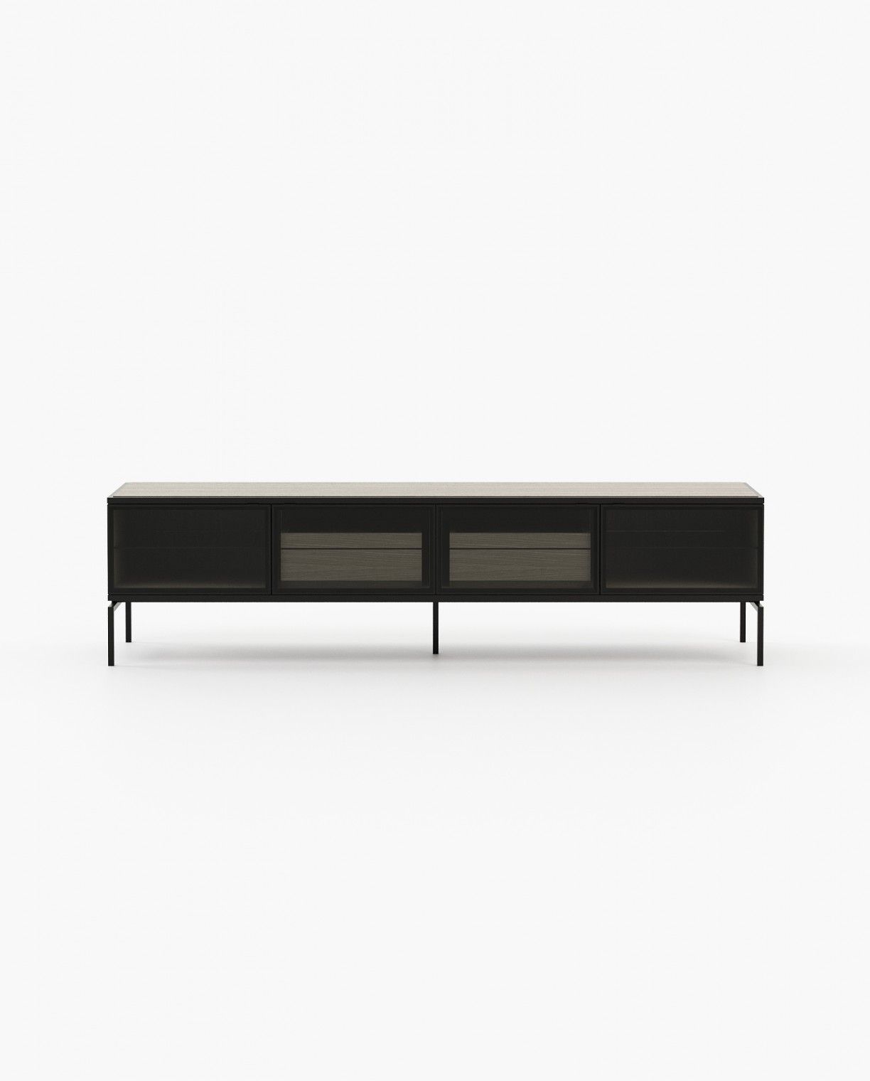 Laskasas AUSTEN with drawers Media Unit Aged Oak Veneer Matte - Araco Interiors