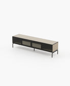 Laskasas AUSTEN with drawers Media Unit Beige Grey Lacquer Matte - Araco Interiors