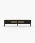 Laskasas AUSTEN with drawers Media Unit Beige Grey Lacquer Matte - Araco Interiors