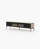Laskasas AUSTEN with drawers Media Unit Beige Grey Lacquer Matte - Araco Interiors