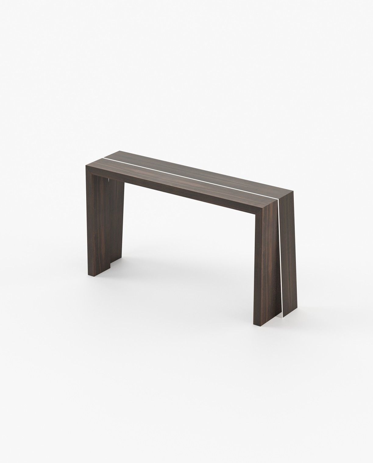 Laskasas AVIGNON Console Table Smoked Eucalyptus Veneer Matte - Araco Interiors