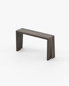 Laskasas AVIGNON Console Table Smoked Eucalyptus Veneer Matte - Araco Interiors