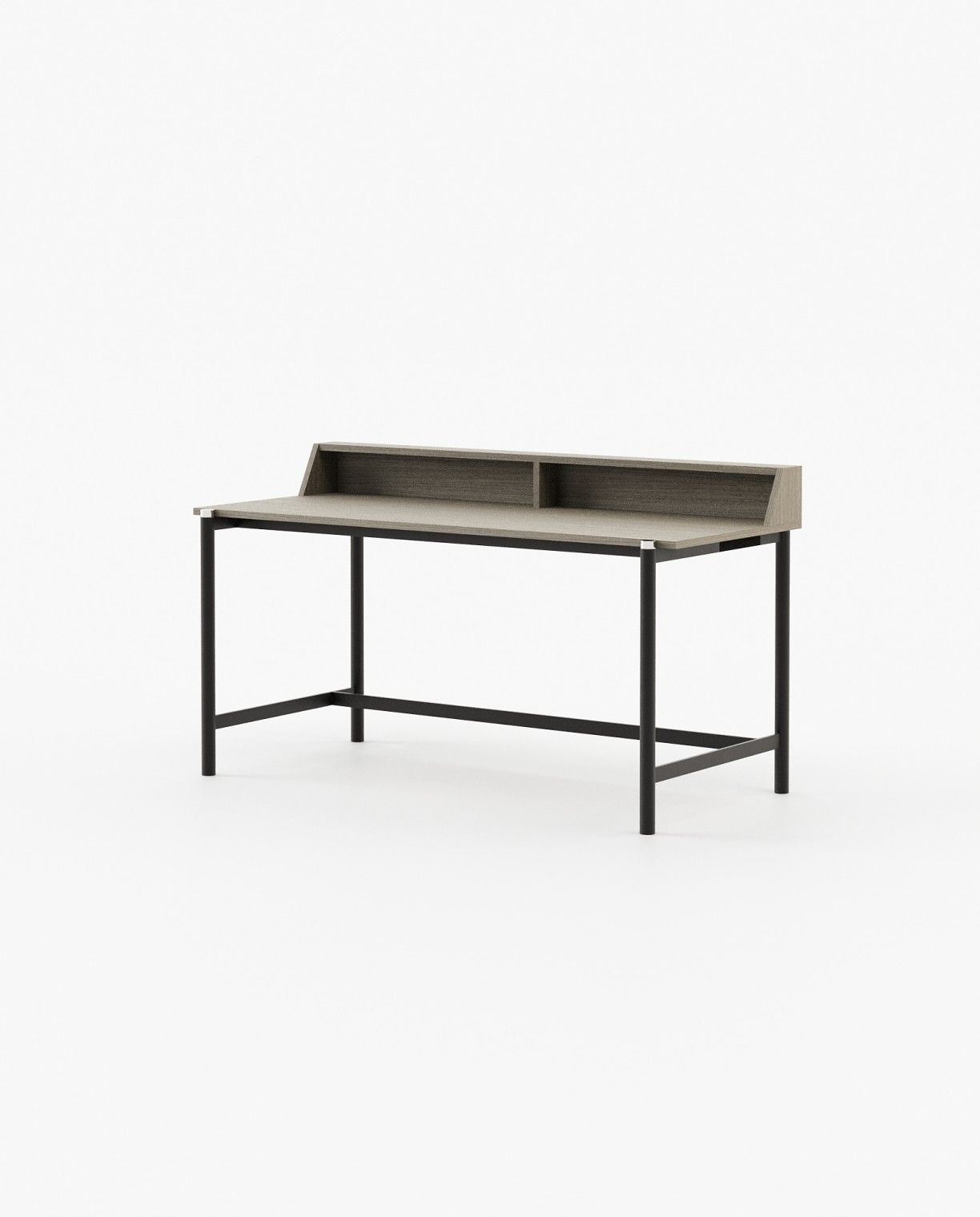 Laskasas BELGRADO Desk Aged Oak Veneer Matte - Araco Interiors