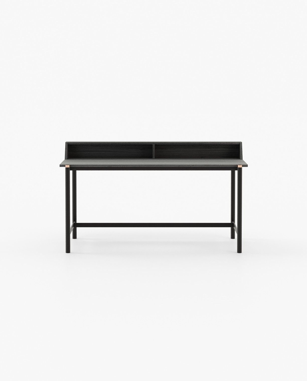 Laskasas BELGRADO Desk Grey Eucalyptus Veneer Matte - Araco Interiors