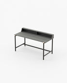 Laskasas BELGRADO Desk Grey Eucalyptus Veneer Matte - Araco Interiors