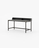 Laskasas BELGRADO Desk Grey Eucalyptus Veneer Matte - Araco Interiors