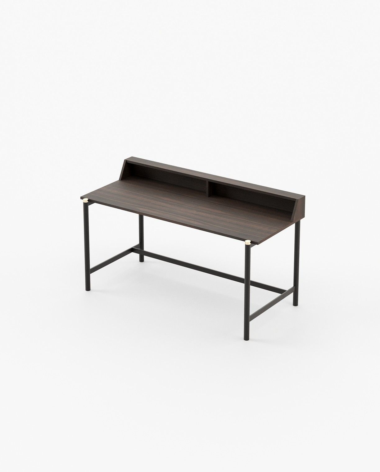 Laskasas BELGRADO Desk Smoked Eucalyptus Veneer Matte - Araco Interiors