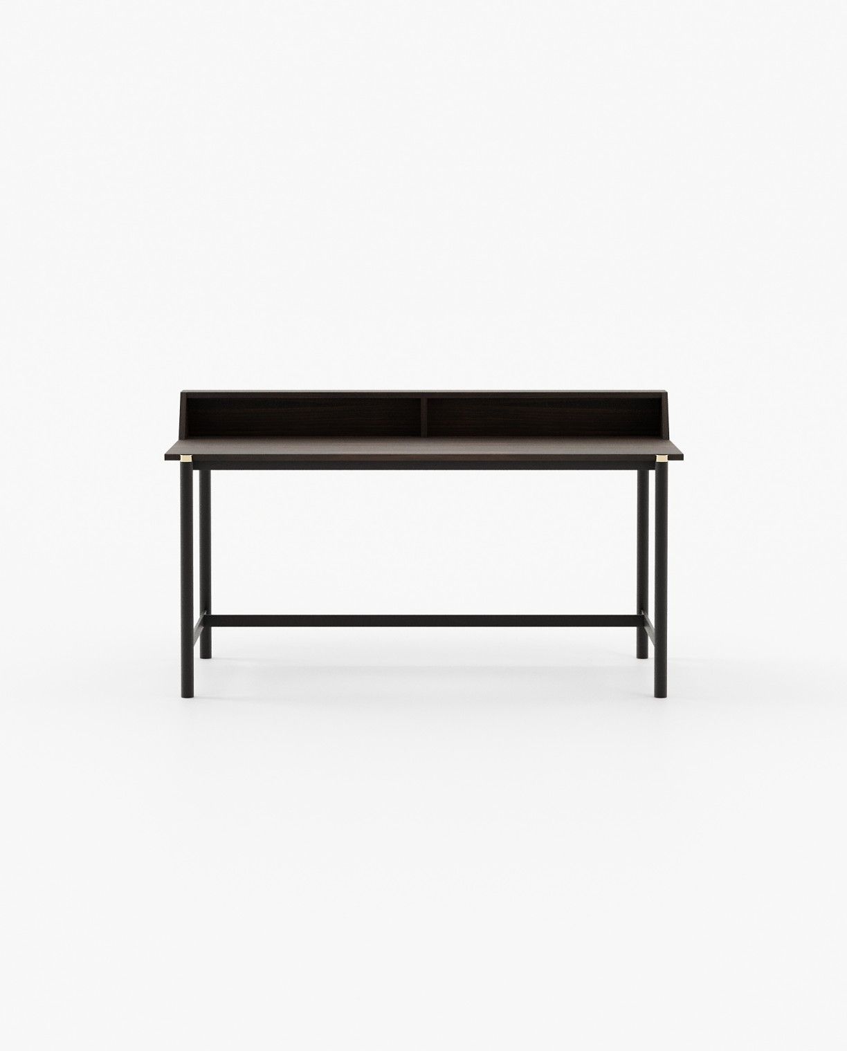 Laskasas BELGRADO Desk Smoked Eucalyptus Veneer Matte - Araco Interiors