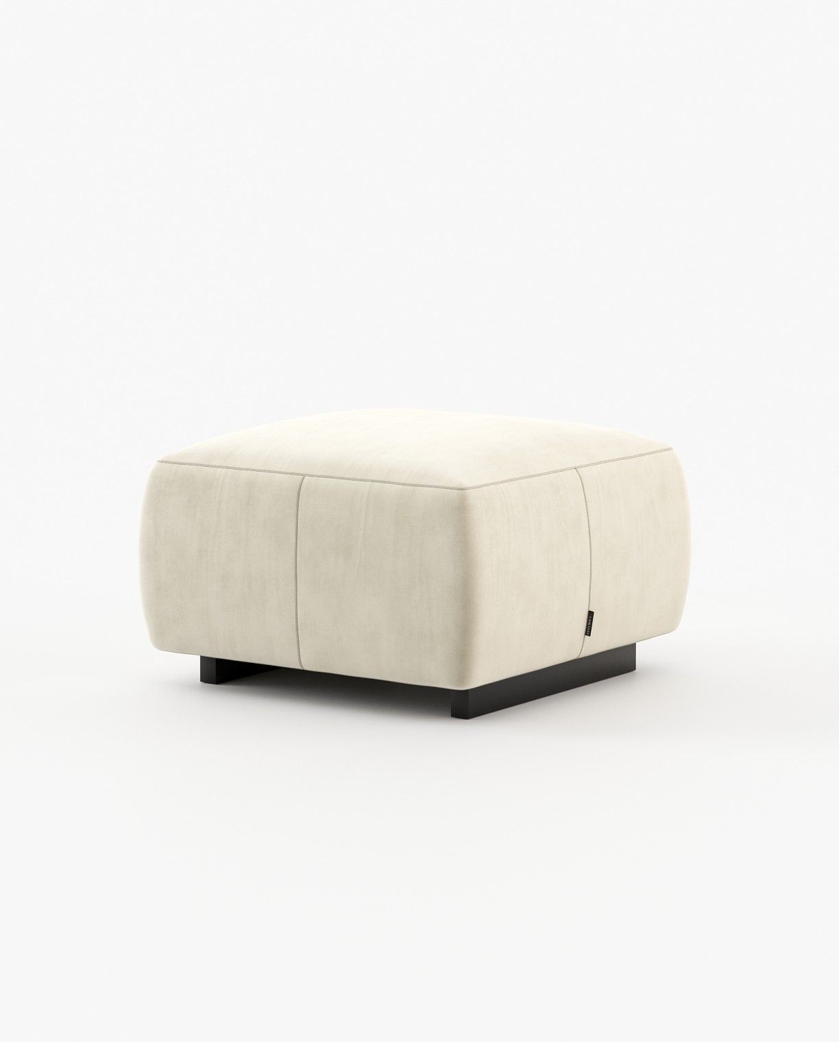 Laskasas BENNER Footstool & Pouf Vienna Cream - Araco Interiors