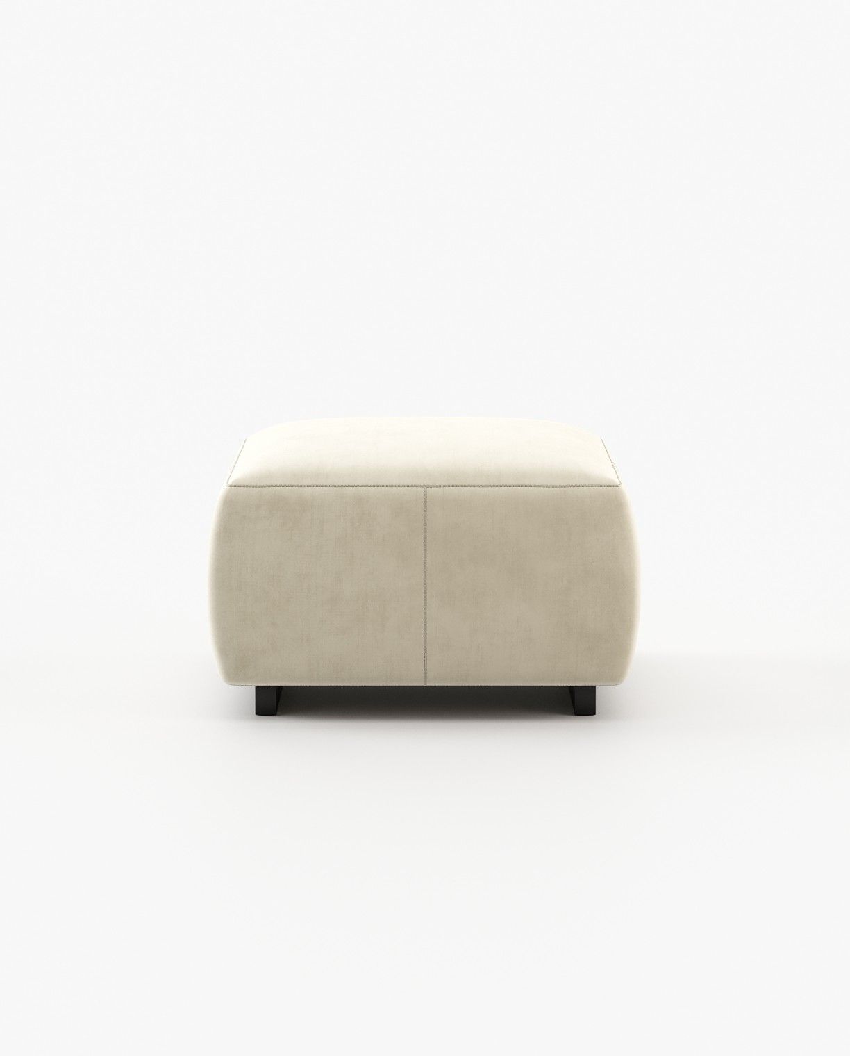 Laskasas BENNER Footstool & Pouf Vienna Cream - Araco Interiors