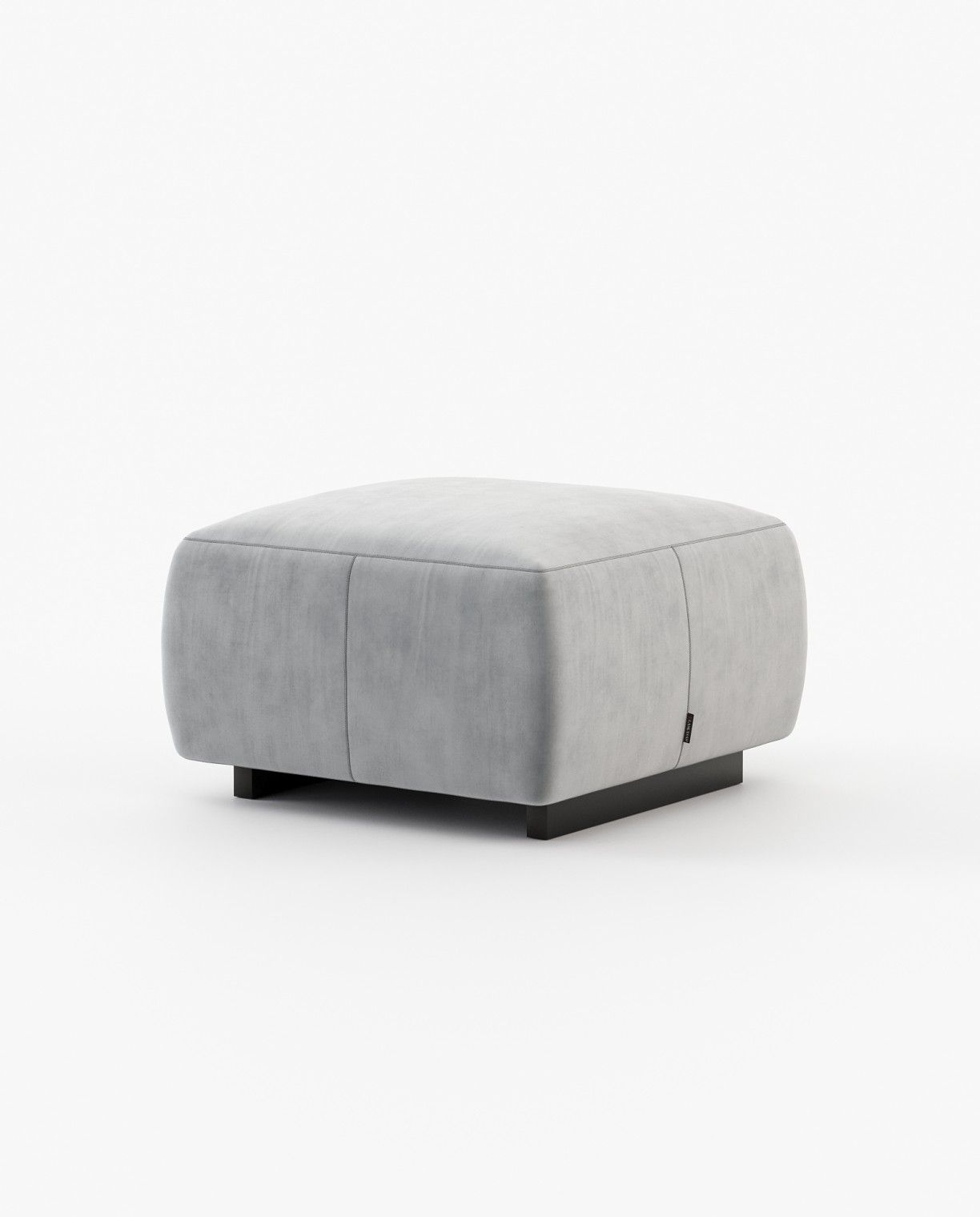 Laskasas BENNER Footstool & Pouf Vienna Light Grey - Araco Interiors