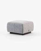 Laskasas BENNER Footstool & Pouf Vienna Light Grey - Araco Interiors