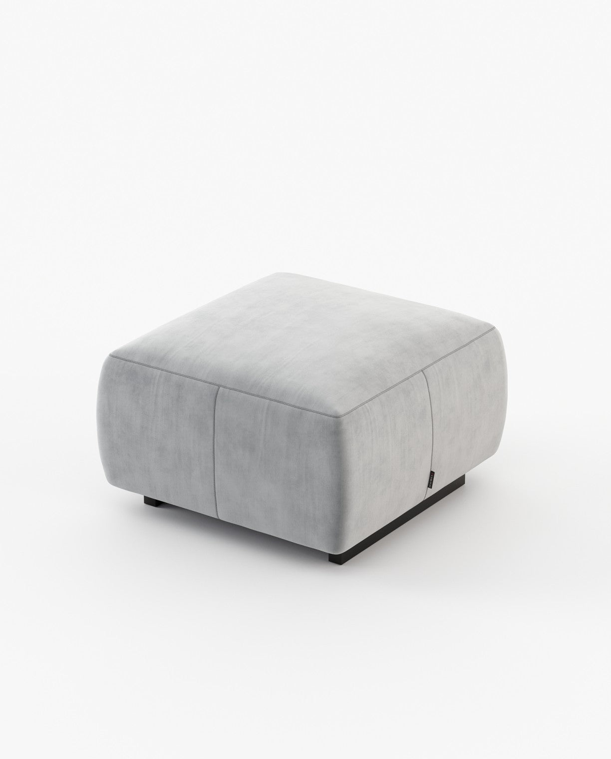 Laskasas BENNER Footstool & Pouf Vienna Light Grey - Araco Interiors