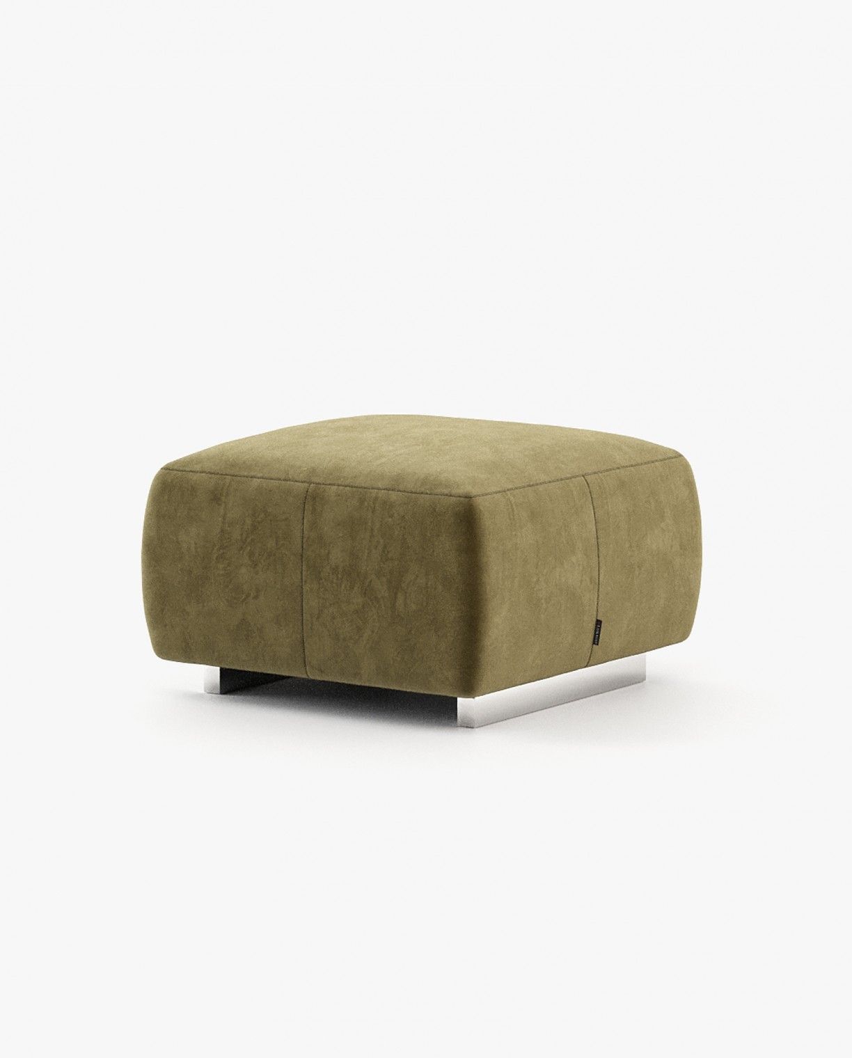 Laskasas BENNER Footstool & Pouf Vienna Mud - Araco Interiors
