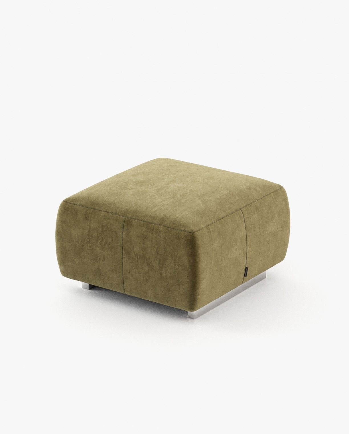 Laskasas BENNER Footstool & Pouf Vienna Mud - Araco Interiors