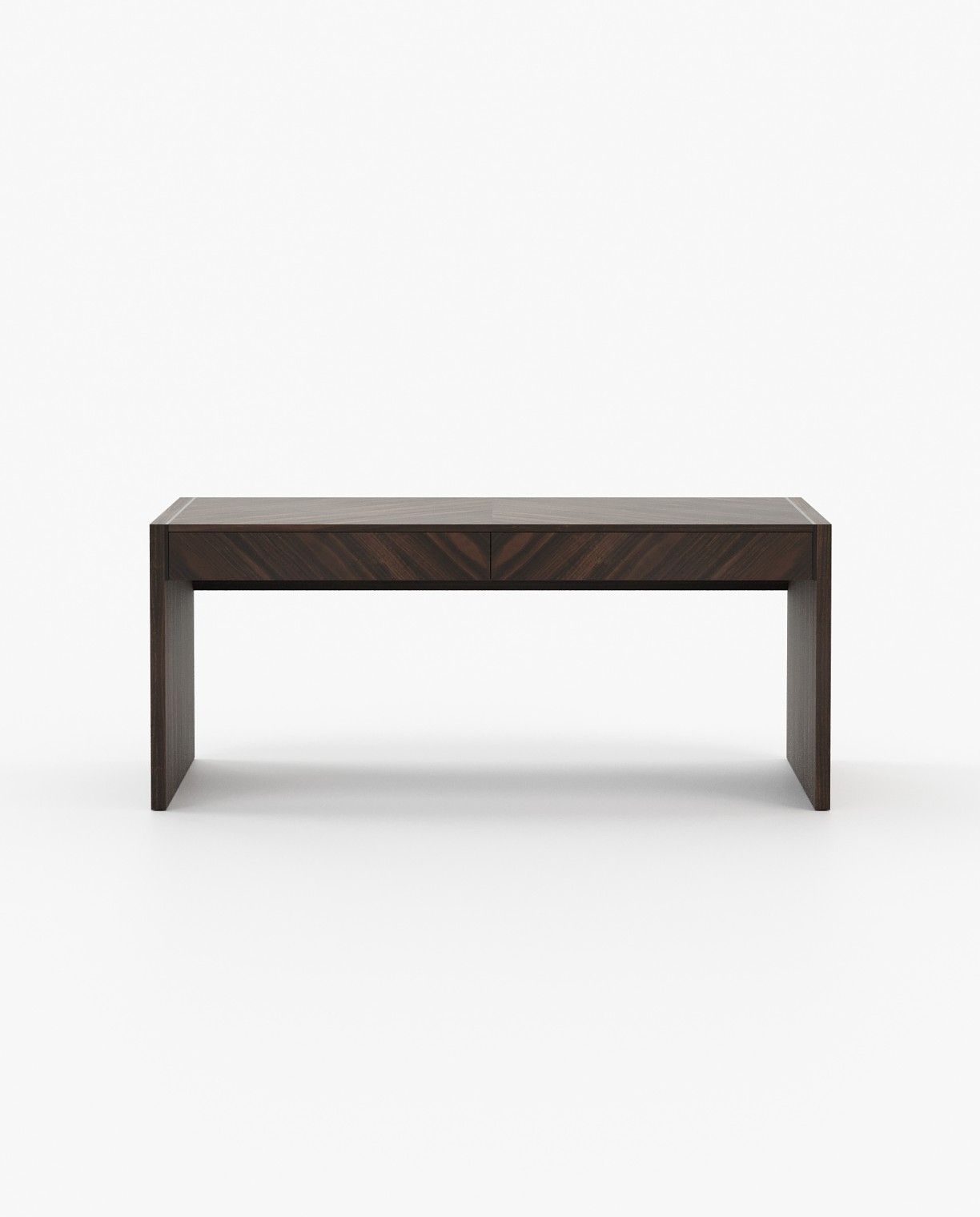Laskasas BONHAM Desk Smoked Eucalyptus Veneer Matte - Araco Interiors
