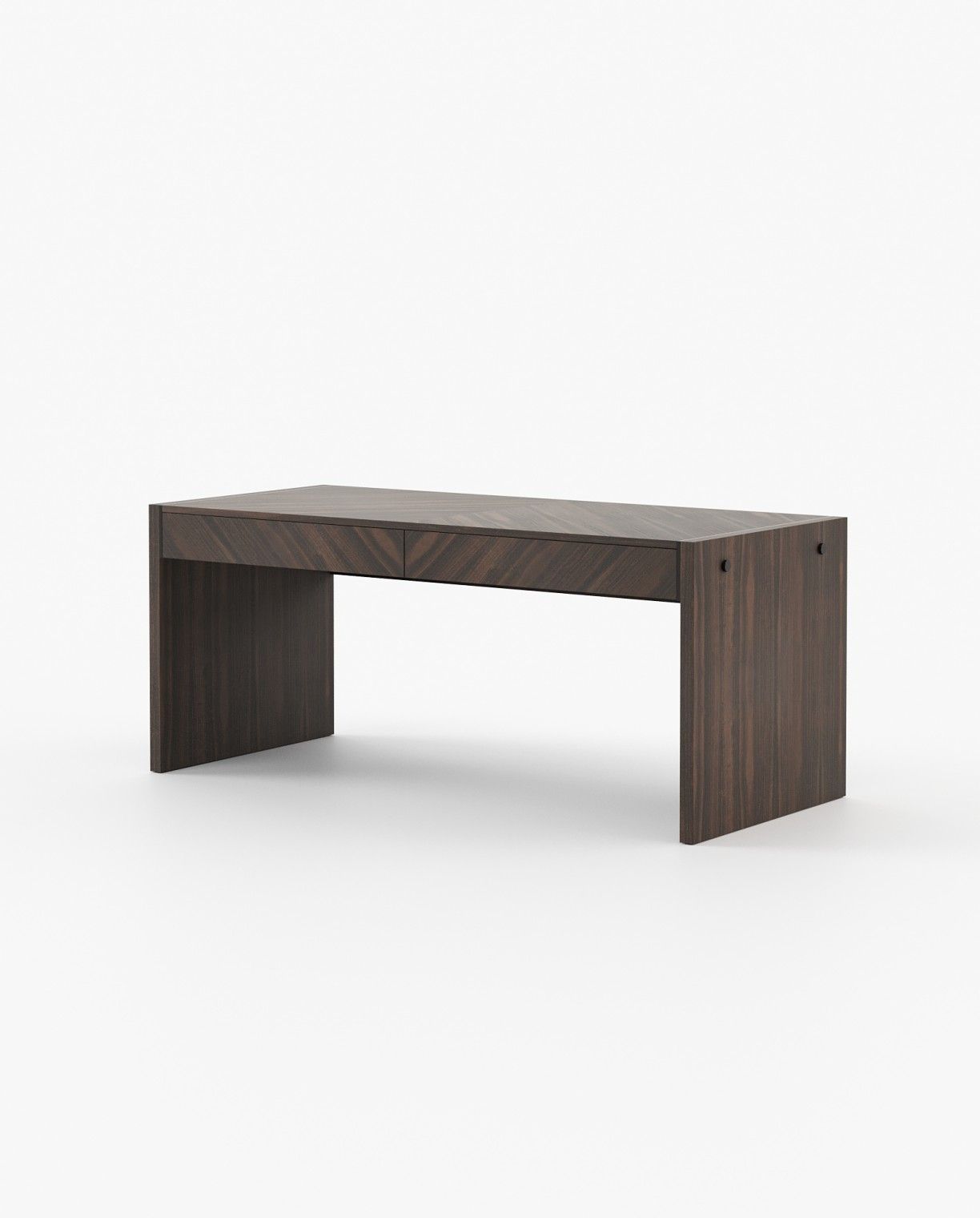 Laskasas BONHAM Desk Smoked Eucalyptus Veneer Matte - Araco Interiors