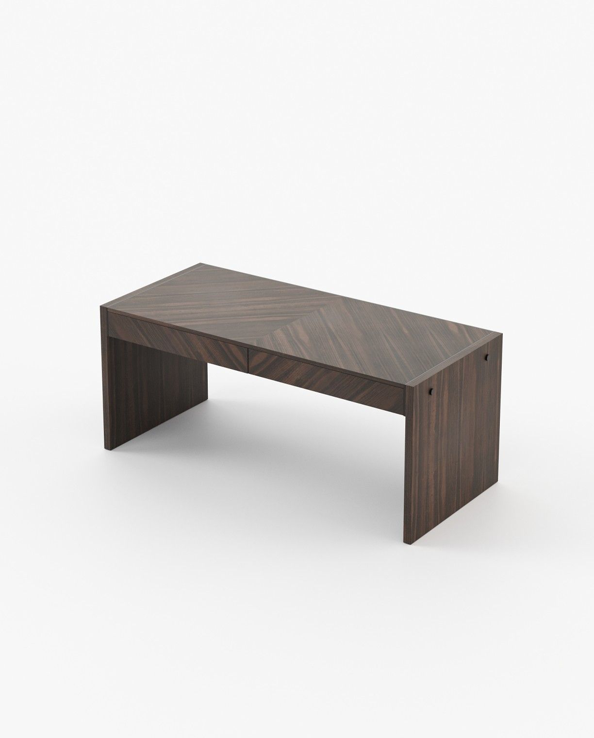 Laskasas BONHAM Desk Smoked Eucalyptus Veneer Matte - Araco Interiors
