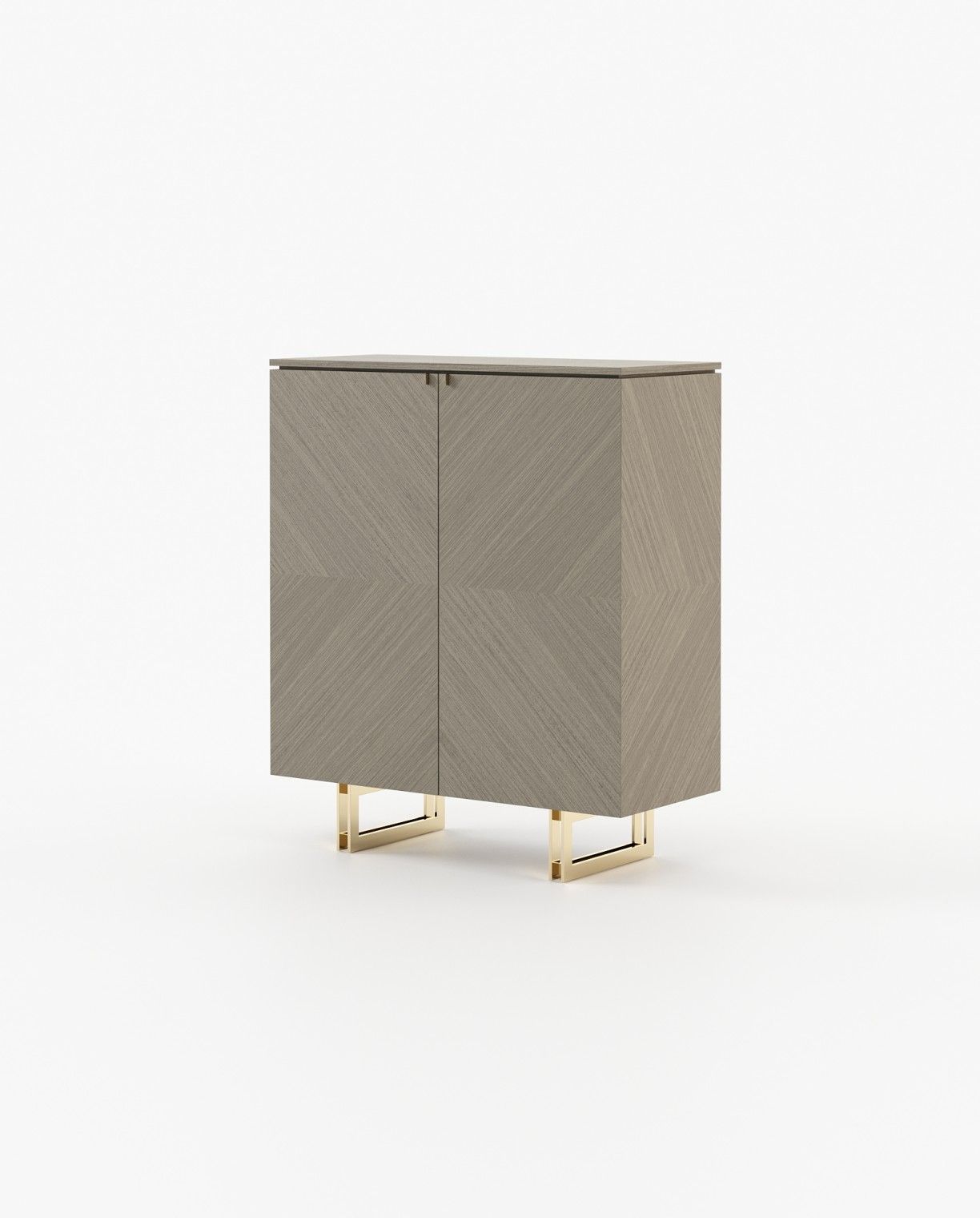Laskasas BORIS Bar Cabinet Starbust Aged Oak Matte - Araco Interiors