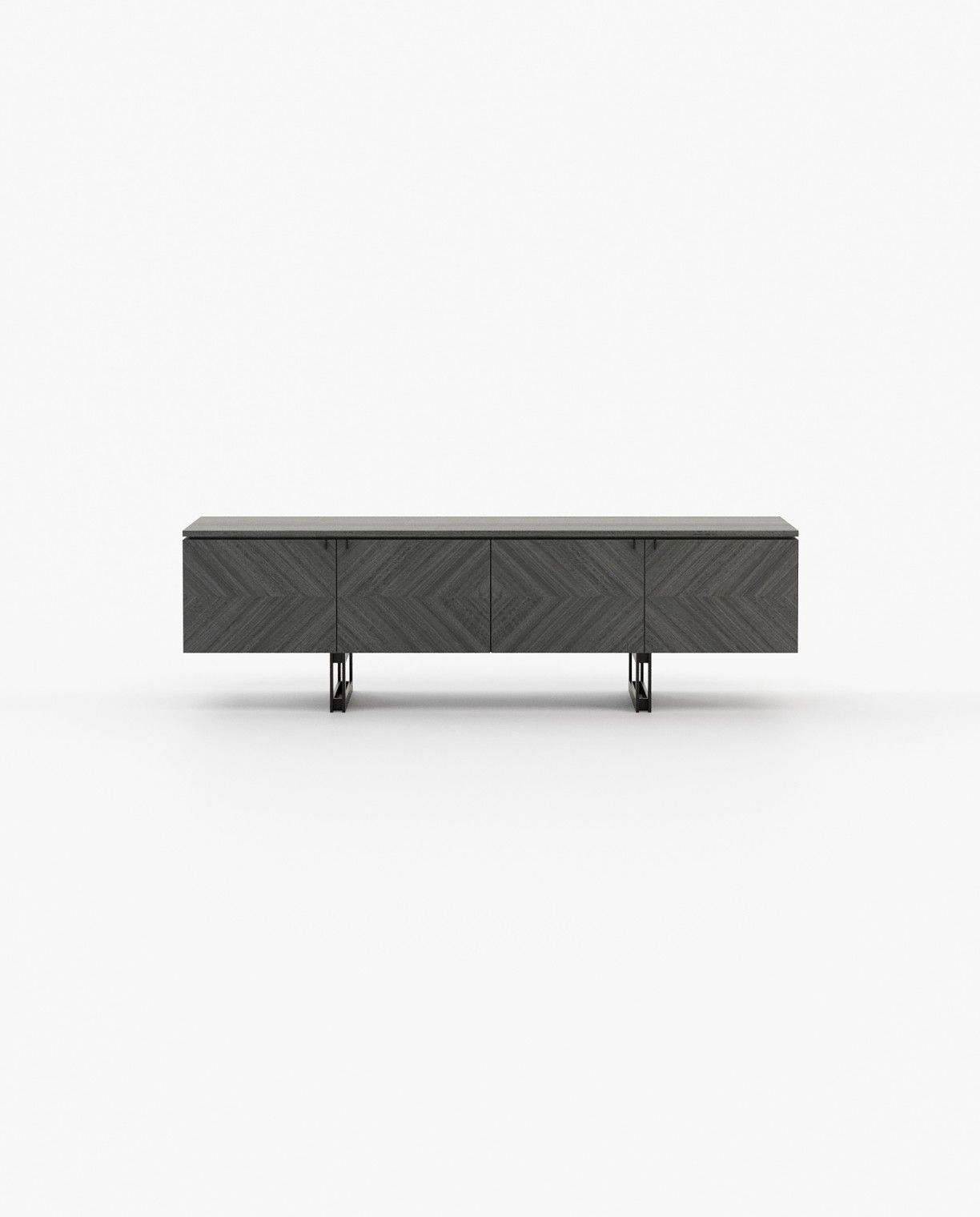 Laskasas BORIS Media Unit Starbust Grey Eucalyptus Matte - Araco Interiors