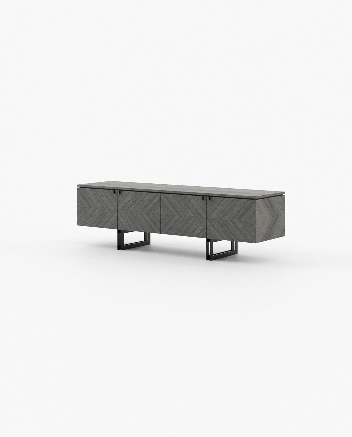 Laskasas BORIS Media Unit Starbust Grey Eucalyptus Matte - Araco Interiors