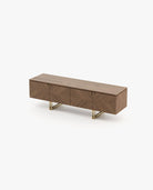 Laskasas BORIS Media Unit Starbust Walnut Matte - Araco Interiors