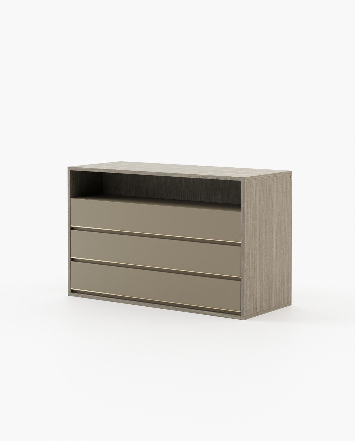 Laskasas BOWEN Set of 3 Chest of Drawers Aged Oak Veneer Matte - Araco Interiors