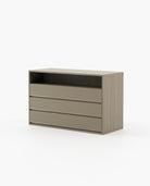 Laskasas BOWEN Set of 3 Chest of Drawers Aged Oak Veneer Matte - Araco Interiors