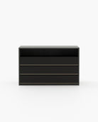 Laskasas BOWEN Set of 3 Chest of Drawers Grey Eucalyptus Veneer Matte - Araco Interiors
