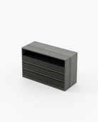 Laskasas BOWEN Set of 3 Chest of Drawers Grey Eucalyptus Veneer Matte - Araco Interiors