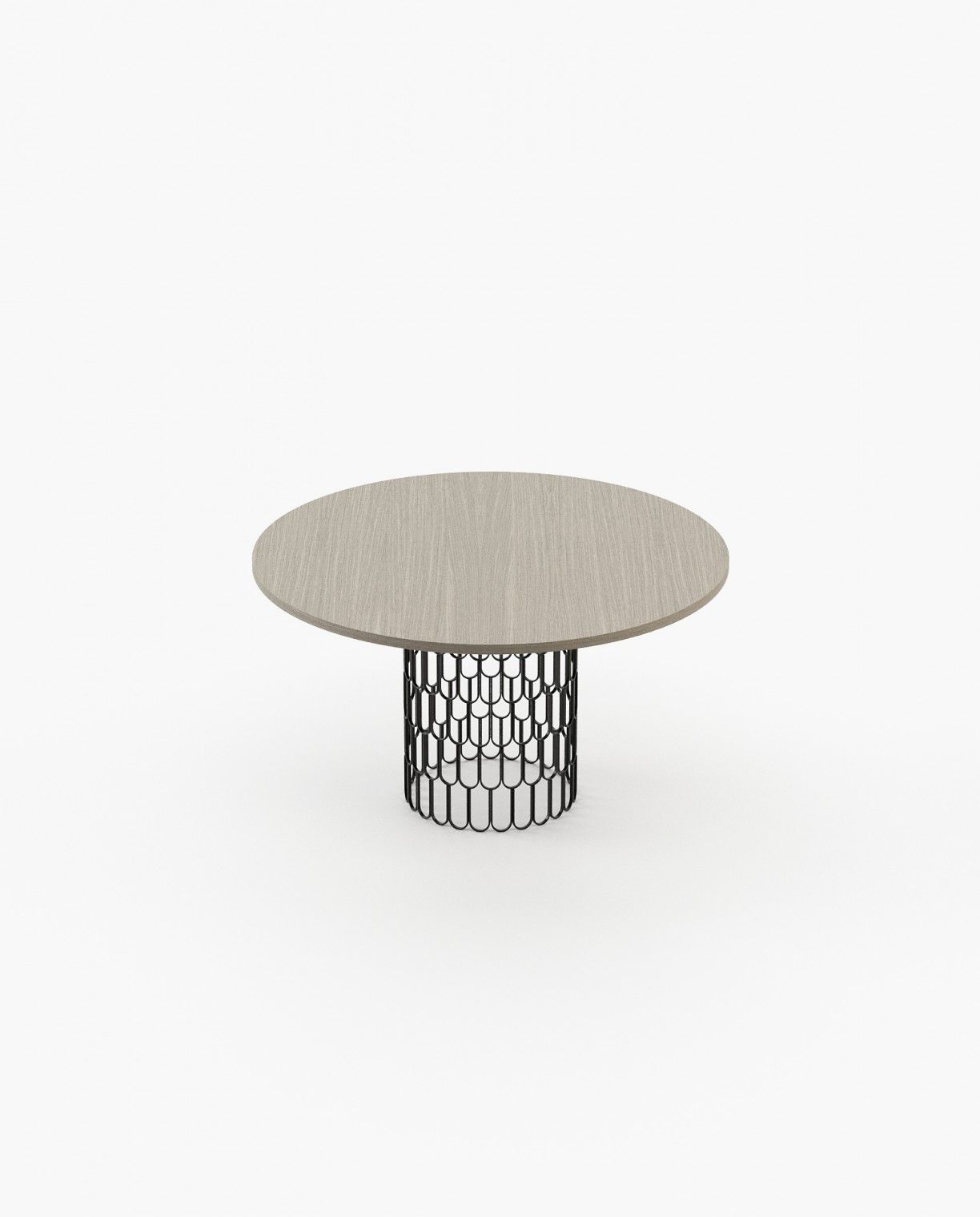 Laskasas BRENDA Dining & Bar Table Aged Oak Veneer Matte - Araco Interiors