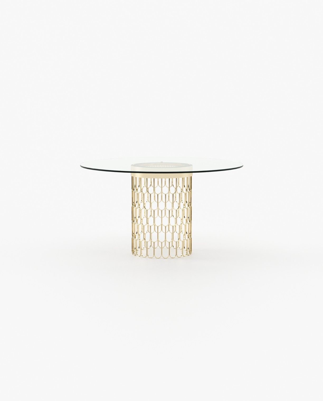 Laskasas BRENDA Dining & Bar Table Clear Mirror - Araco Interiors