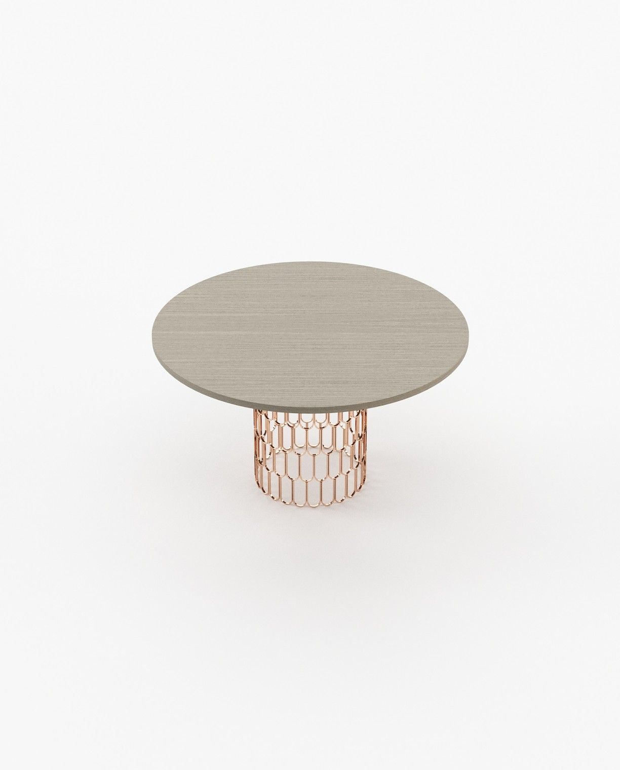 Laskasas BRENDA Dining & Bar Table Grey Eucalyptus Veneer Matte - Araco Interiors