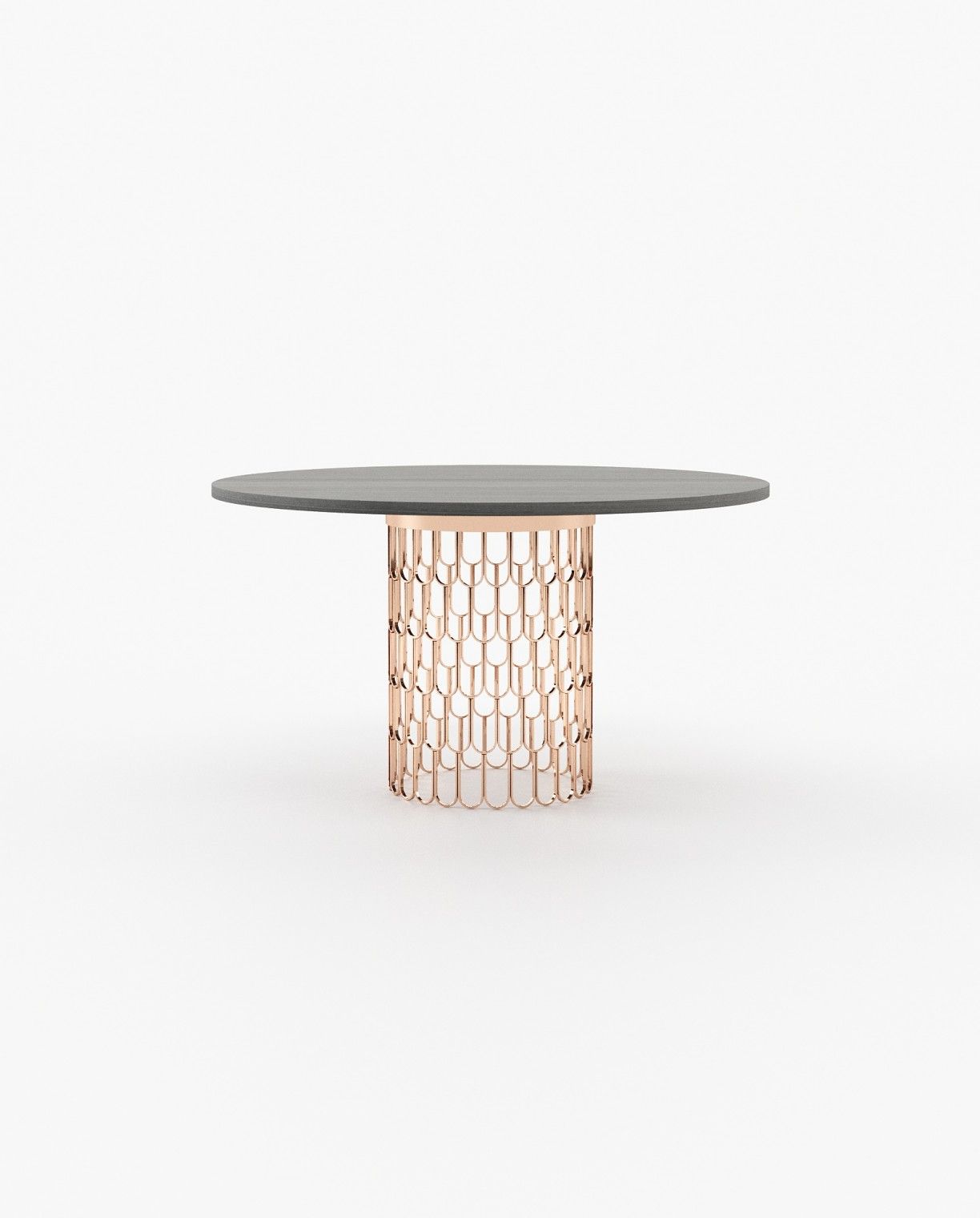 Laskasas BRENDA Dining & Bar Table Grey Eucalyptus Veneer Matte - Araco Interiors