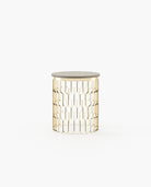 Laskasas BRENDA Nest & Side Table Aged Oak Veneer Matte - Araco Interiors