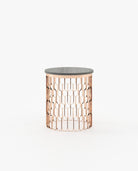 Laskasas BRENDA Nest & Side Table Grey Eucalyptus Veneer Matte - Araco Interiors