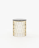 Laskasas BRENDA Nest & Side Table Nero Marquina Polished Marble - Araco Interiors