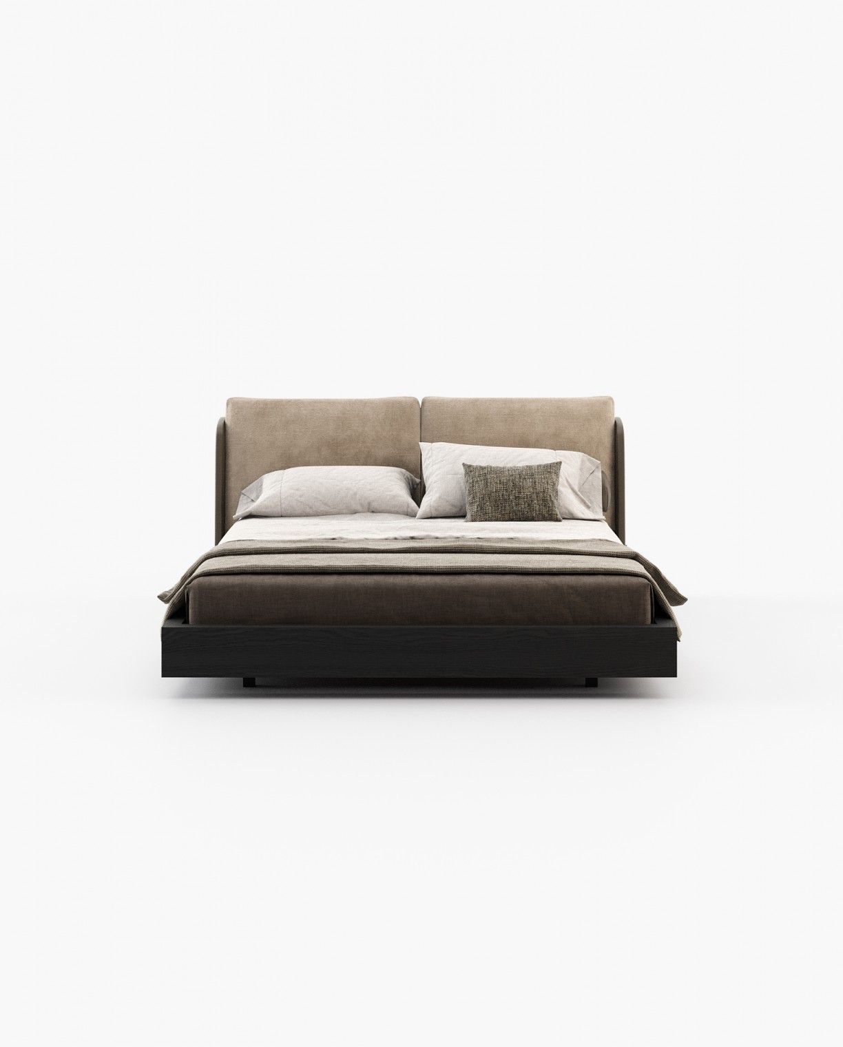 Laskasas BROOKE Bed & Headboard Berlin Siena Leather - Araco Interiors