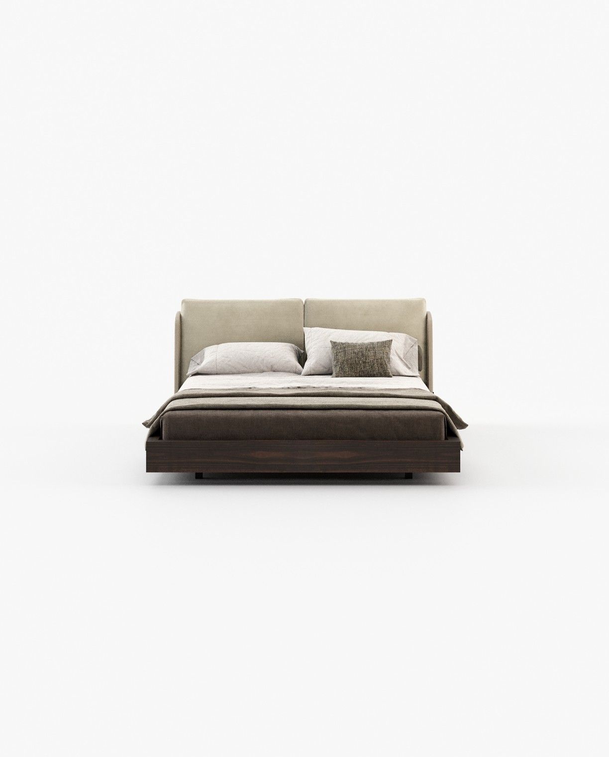 Laskasas BROOKE Bed & Headboard Vienna Cream - Araco Interiors