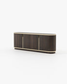 Laskasas BROWN Sideboard Smoked Eucalyptus Veneer Matte - Araco Interiors