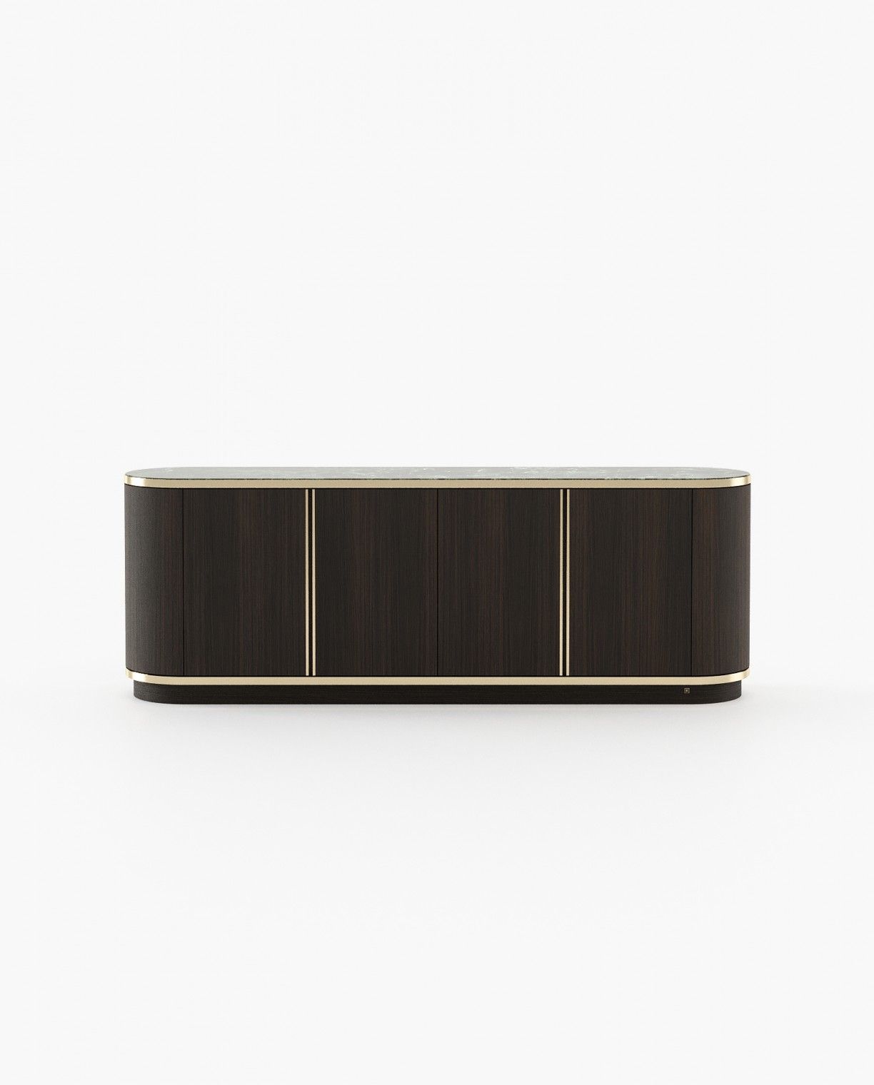 Laskasas BROWN Sideboard Smoked Oak Veneer Matte - Araco Interiors