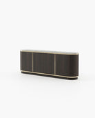Laskasas BROWN Sideboard Smoked Oak Veneer Matte - Araco Interiors