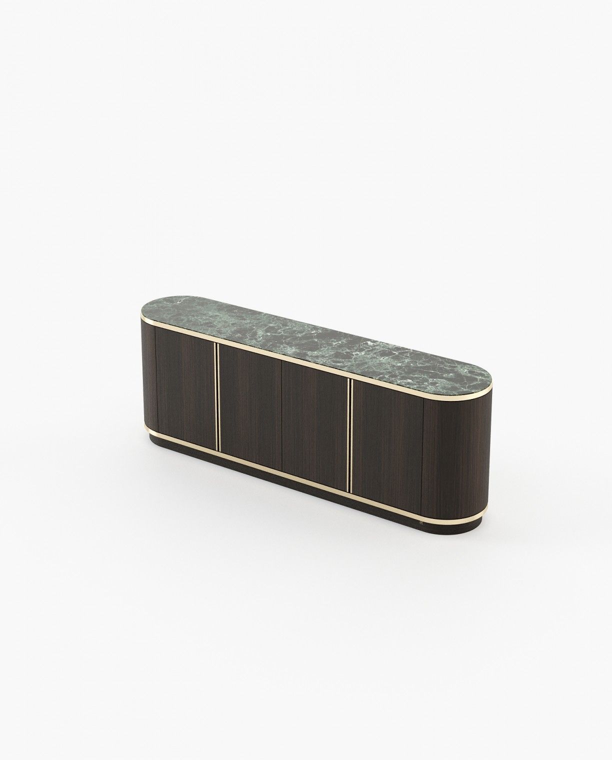 Laskasas BROWN Sideboard Smoked Oak Veneer Matte - Araco Interiors
