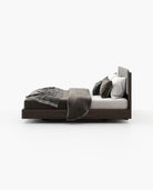 Laskasas BRUNY Bed & Headboard Vienna Anthracite - Araco Interiors