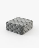 Laskasas BUR square Footstool & Pouf Vienna Anthracite - Araco Interiors