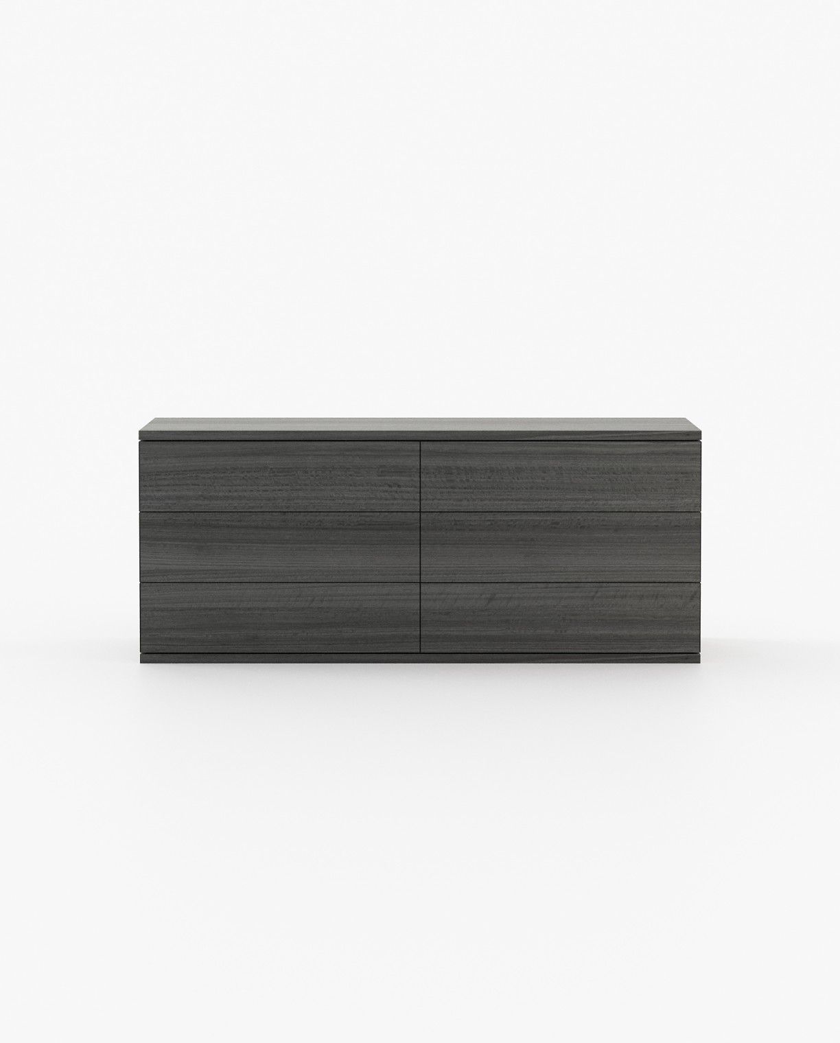 Laskasas CAIRO Set of 6 Chest of Drawers Grey Eucalyptus Veneer Matte - Araco Interiors