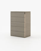 Laskasas CAIRO Tallboy Chest of Drawers Aged Oak Veneer Matte - Araco Interiors