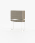 Laskasas CANNES Bar Cabinet Aged Oak Veneer Matte - Araco Interiors